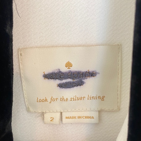 Kate Spade White Dress with Black Accents - Picture 2 of 15